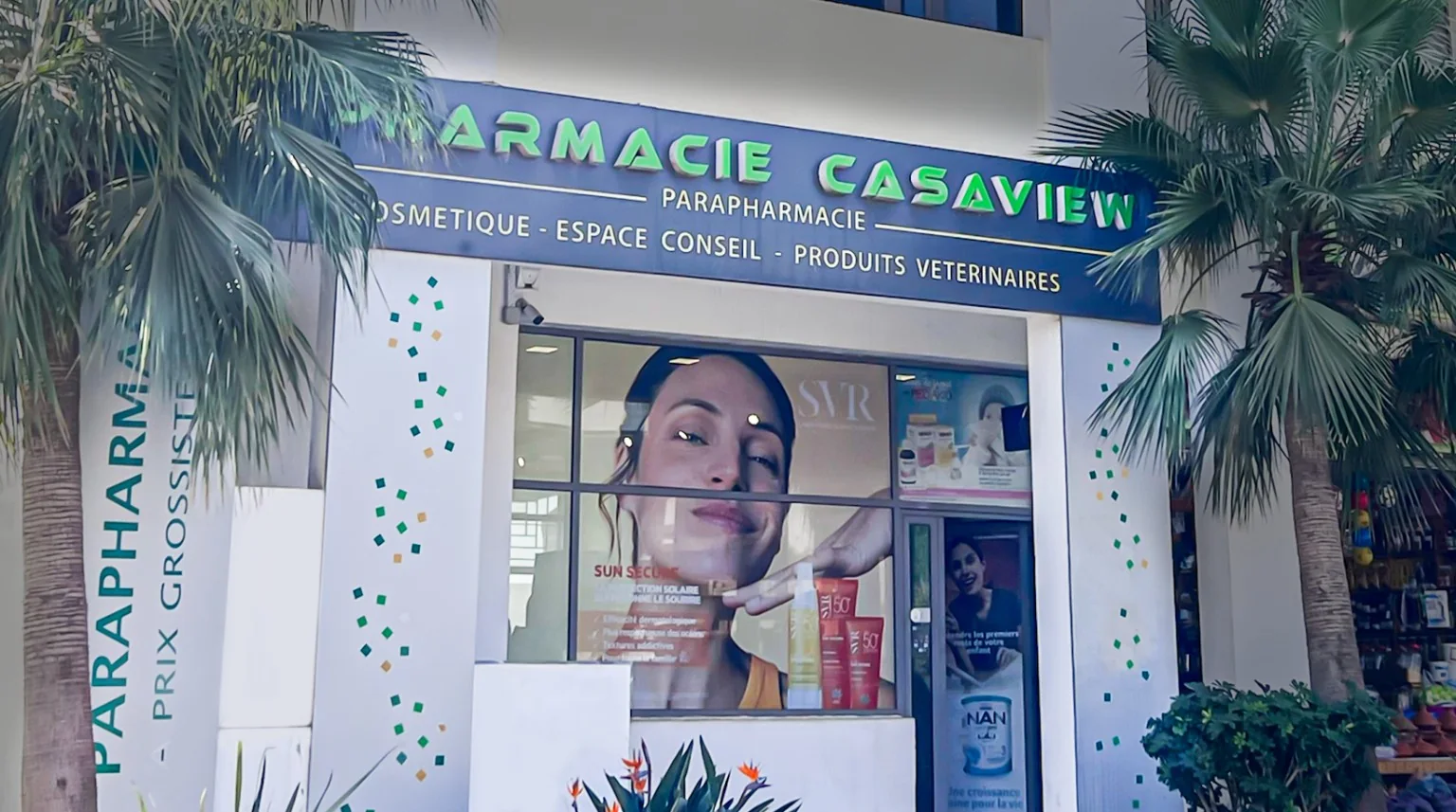Façade de la pharmacie